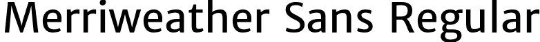 Merriweather Sans Regular font - MerriweatherSans-Regular.ttf