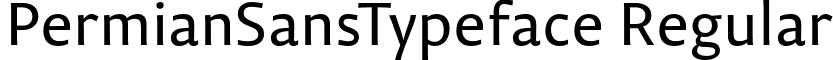 PermianSansTypeface Regular font - PermianSansTypeface.otf