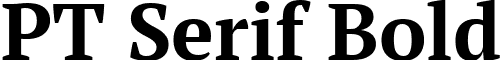 PT Serif Bold font - PTF75F.ttf