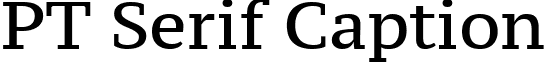 PT Serif Caption font - PT Serif Caption.ttf