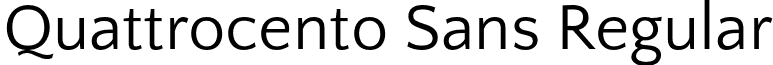 Quattrocento Sans Regular font - QuattrocentoSans-Regular.otf