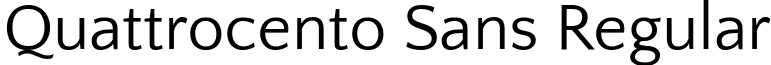 Quattrocento Sans Regular font - QuattrocentoSans-Regular.ttf