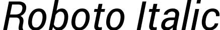 Roboto Italic font - Roboto-Italic.ttf