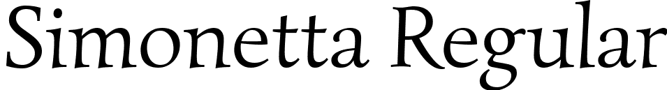 Simonetta Regular font - Simonetta Regular.ttf