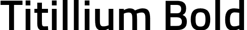 Titillium Bold font - Titillium-Semibold.otf