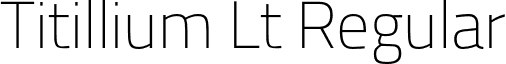 Titillium Lt Regular font - Titillium-Thin.otf