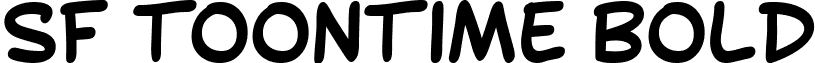 SF Toontime Bold font - SFToontimeBold.ttf