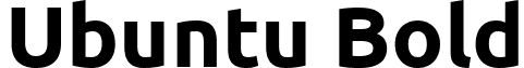 Ubuntu Bold font - Ubuntu Bold.ttf