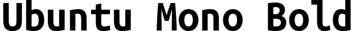 Ubuntu Mono Bold font - Ubuntu Mono Bold.ttf