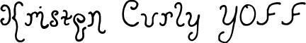 Kristen Curly YOFF font - KristenCurlyYOFF.otf