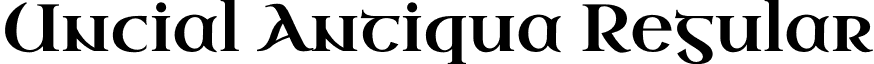 Uncial Antiqua Regular font - UncialAntiqua-Regular.otf