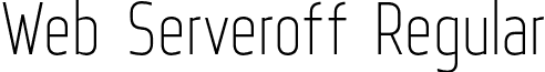 Web Serveroff Regular font - Web_Serveroff.otf