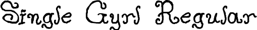 Single Gyrl Regular font - SingleGyrlCyr.ttf