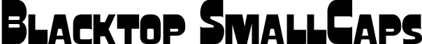 Blacktop SmallCaps font - Blacsc__.ttf
