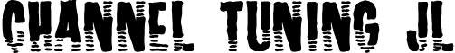 Channel Tuning JL font - chanltun.ttf