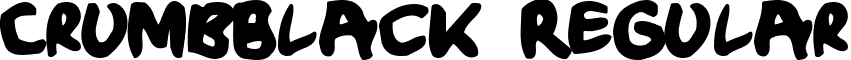 CrumbBlack Regular font - CrumbBlack.ttf