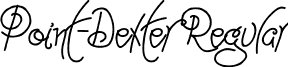 Point-Dexter Regular font - Point-Dexter.ttf