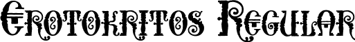 Erotokritos Regular font - erotokritos.ttf