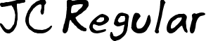 JC Regular font - JC.ttf