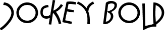 Jockey Bold font - JockeyBold.ttf