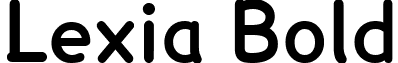 Lexia Bold font - LEXIB___.ttf