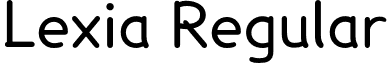 Lexia Regular font - LEXIA___.otf