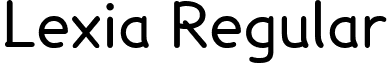 Lexia Regular font - LEXIA___.ttf