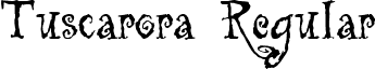 Tuscarora Regular font - tu______.ttf