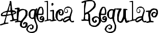 Angelica Regular font - angelica.ttf