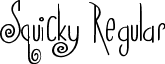 Squicky Regular font - Squicky.ttf