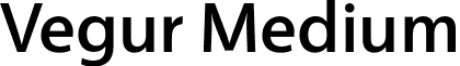Vegur Medium font - Vegur-M 0600.otf
