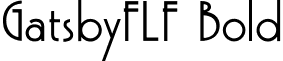 GatsbyFLF Bold font - Gatsby FLF Bold.ttf