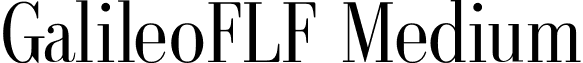GalileoFLF Medium font - GalileoFLF-Roman.ttf