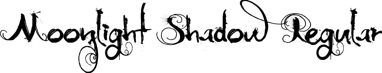 Moonlight Shadow Regular font - Moonlight_Shadow.ttf