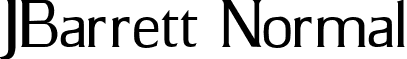 JBarrett Normal font - jbarrett.ttf