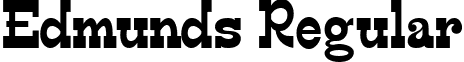 Edmunds Regular font - edmunds.ttf