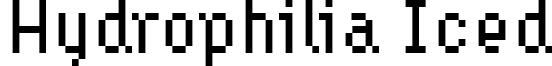 Hydrophilia Iced font - hydroice.ttf