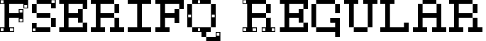 FSerifQ Regular font - fserifq.ttf