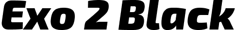 Exo 2 Black font - Exo2-BlackItalic.ttf