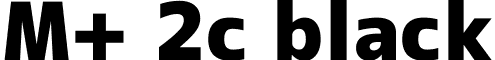 M+ 2c black font - mplus-2c-black.ttf