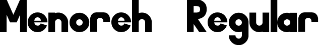 Menoreh Regular font - Menoreh.ttf