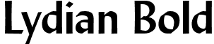 Lydian Bold font - lydian bold bt.ttf