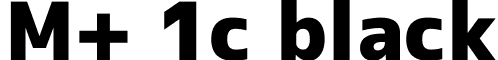M+ 1c black font - mplus-1c-black.ttf