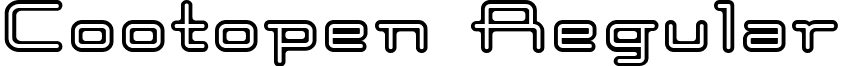 Cootopen Regular font - cootopen.ttf