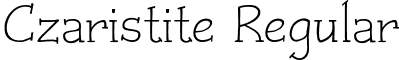 Czaristite Regular font - Czaristite.ttf