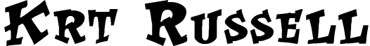 Krt Russell font - KrtRussell.ttf