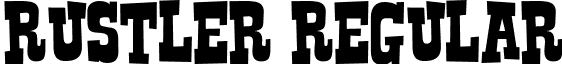 Rustler Regular font - RUSTLER_.TTF