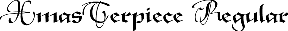 XmasTerpiece Regular font - XmasTerpieceSwashes.ttf