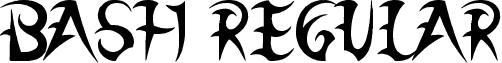 Bash Regular font - League_of_Ages.ttf