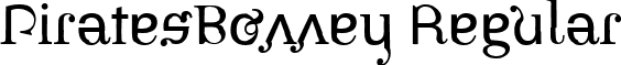 PiratesBonney Regular font - PiratesBonney.ttf